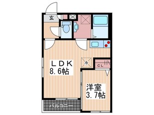 アベックスハイム吉見園の物件間取画像